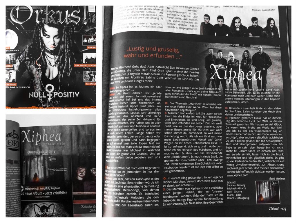 orkus magazin xiphea interview