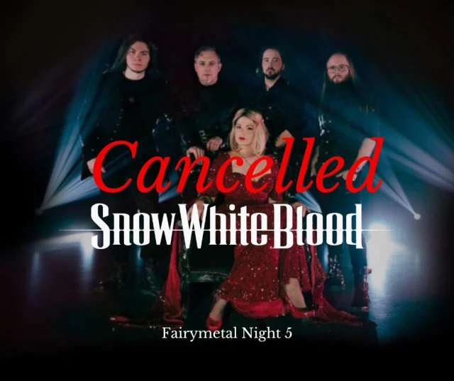 ‼️ Attention - Snow White Blood cancelled

We regret to inform you that Snow White Blood will not be able to perform at their upcoming show at Fairymetal Night 5 due to illness. We are truly saddened by this, but we fully understand and support their decision, as health always comes first. Wishing the band a speedy recovery! 💜

Get well soon.
Love from Xiphea

#fairytalemetal #fairymetalnight #livemusic #liveshow #cancelled